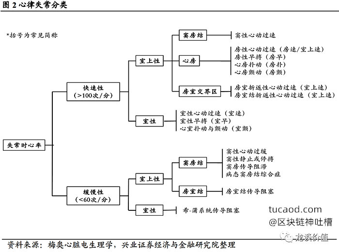 心律失常分类@龙谈健康